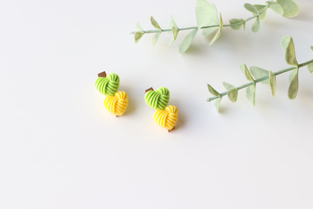 Hair Clip (Yellow and Green)