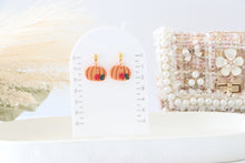 Load image into Gallery viewer, Pumpkin Earrings ( Orange )
