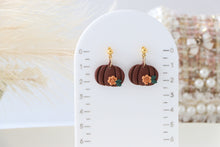 Load image into Gallery viewer, Pumpkin Earrings ( Snuff )
