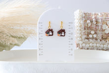 Load image into Gallery viewer, Halloween House Earrings
