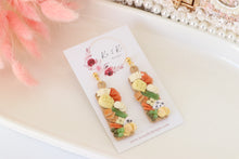 Load image into Gallery viewer, party_platter_dangle_earrings_handmade_side_view
